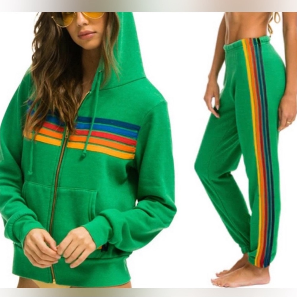 Aviator Nation Kelly Green Set